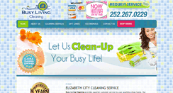 Desktop Screenshot of busylivingcleaning.com